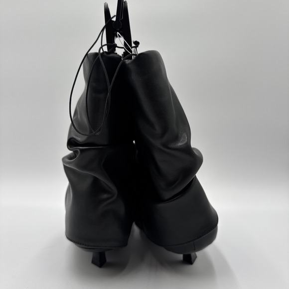 Time & Tru Womens Slouchy Ankle Boots for Women 9 Kitten Heel Pointed Toe NWT - Picture 5 of 9